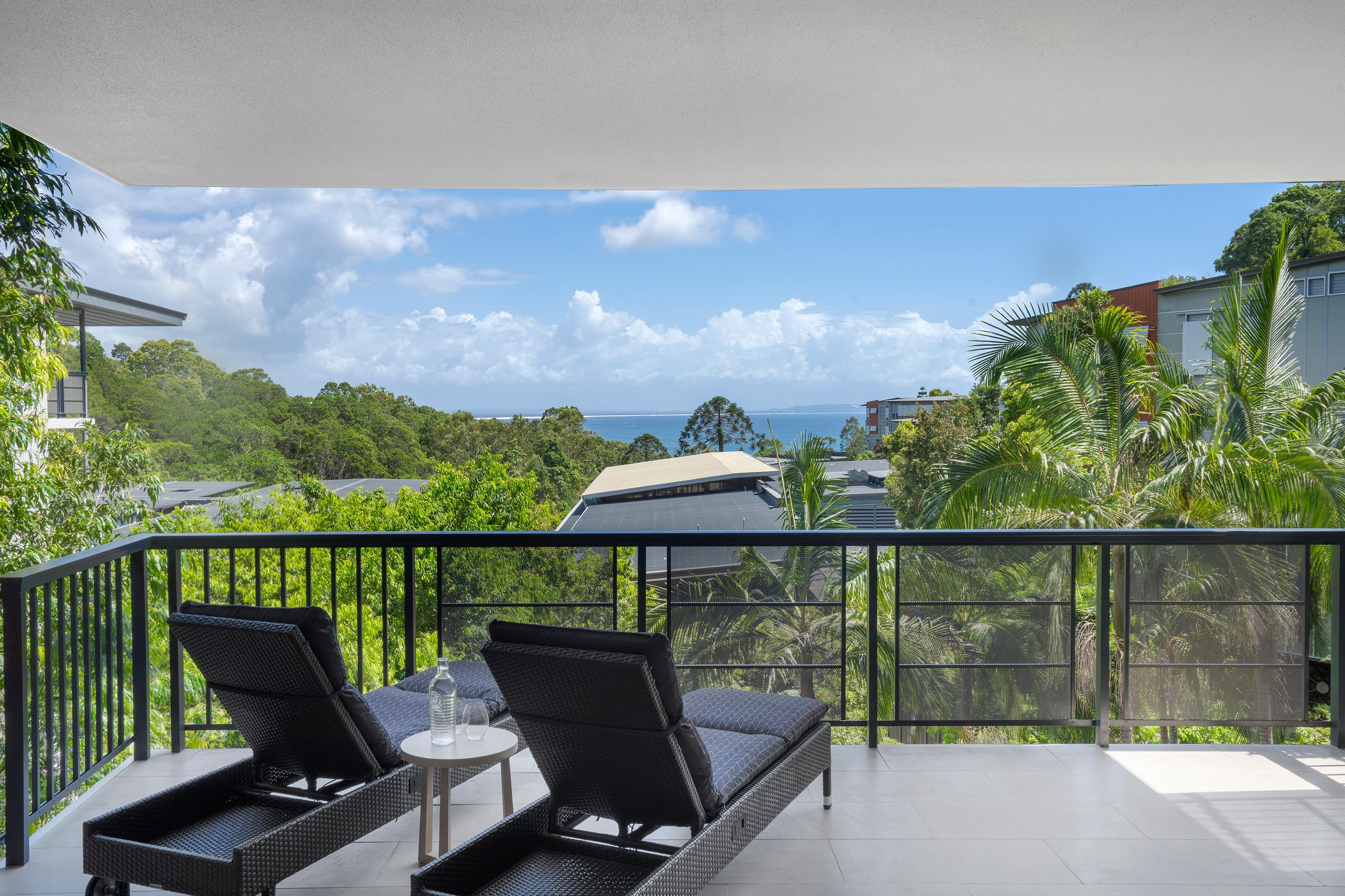 Peppers Noosa Resort And Villas Kültér fotó View from the hotel