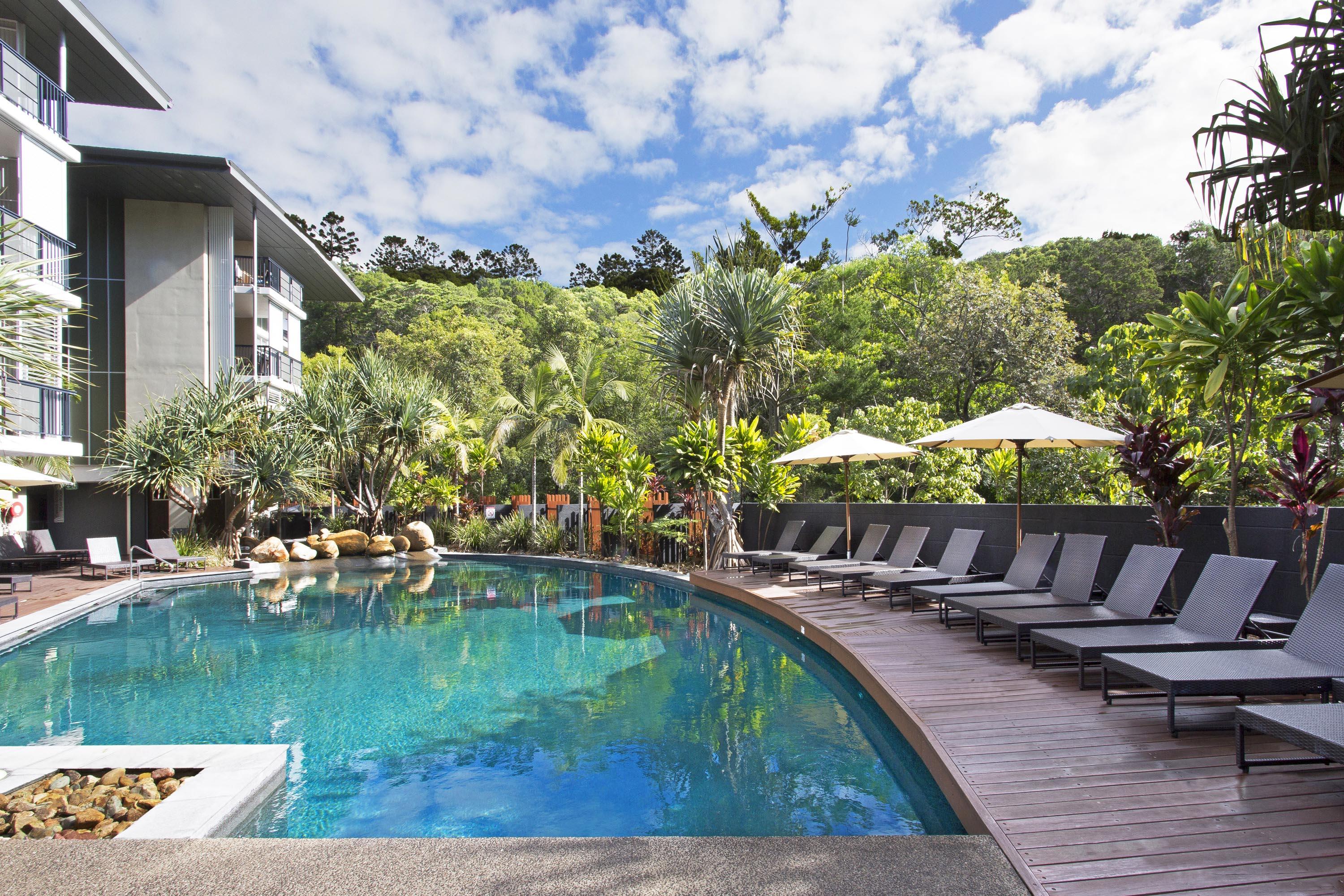 Peppers Noosa Resort And Villas Kültér fotó The swimming pool at the resort